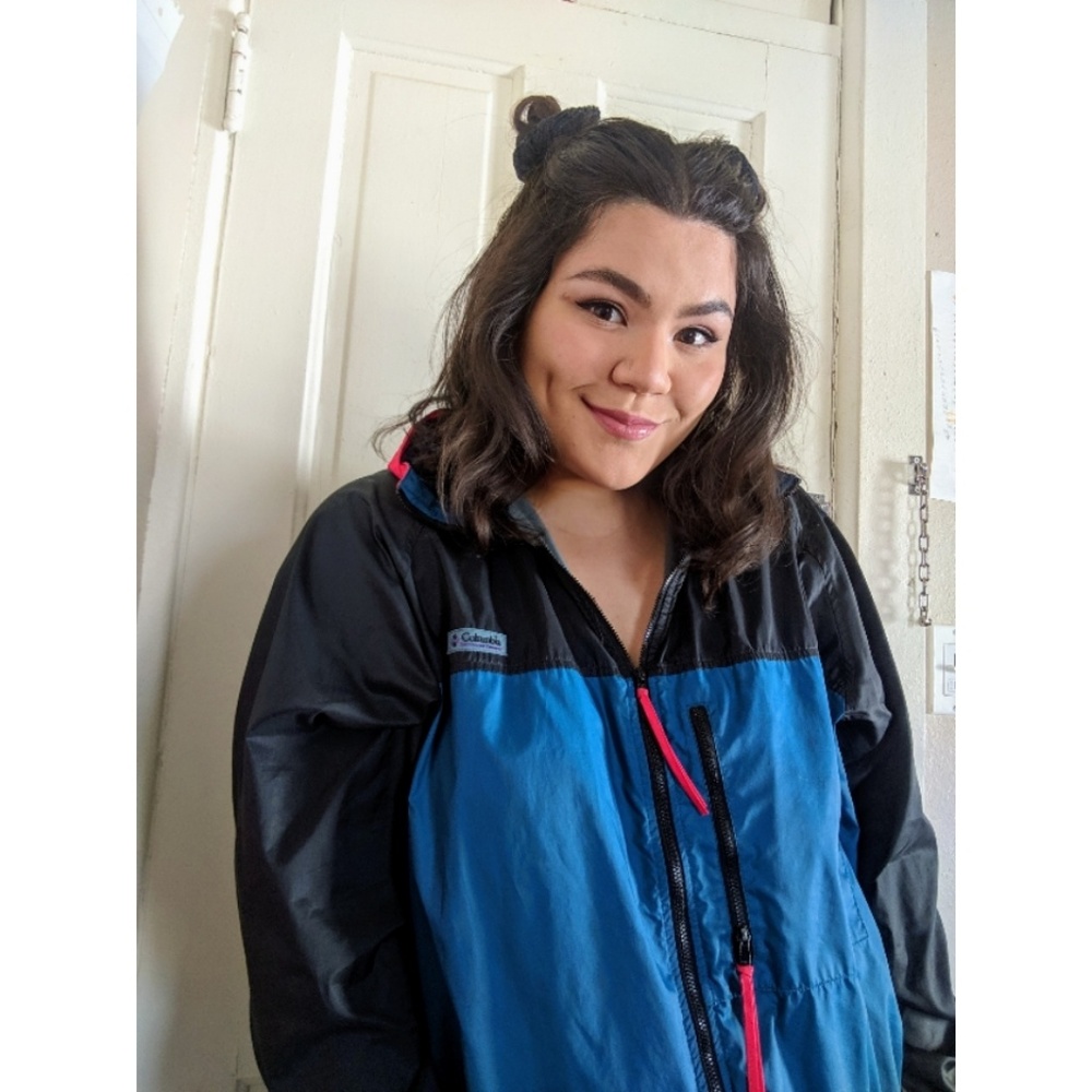 Vintage Men's Size L Columbia Windbreaker